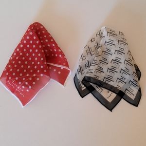 Lauren Ralph Lauren 100% silk decorative handkerchief